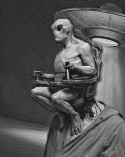 The Horror Dome Alien Mind Control Poster Decorations