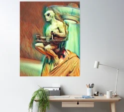 The Horror Dome Alien Mind Control Poster Decorations