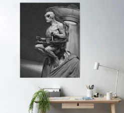 The Horror Dome Alien Mind Control Poster Decorations