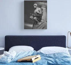 The Horror Dome Decorations Area 51 Alien Canvas Print