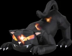 Morris "Black Cat With Turning Head" Air-blown Inflatable Halloween Decoration Decorations