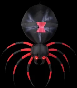 Morris Decorations "Black Spider" Air-blown Inflatable Halloween Decoration
