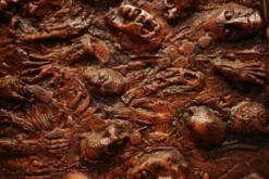 Midnight Studios "Blood Wall Panel With Blending Costume" Haunted House Facade Scary Props