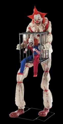 Morris "Cagey The Clown" Electric Animated Halloween Prop
