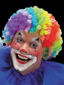 Morris "Clown - 7 Color Rainbow" Halloween Wig