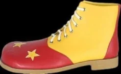 Morris "Clown Shoes - Red/Yellow" Deluxe Halloween Costume Shoes Themed Costumes