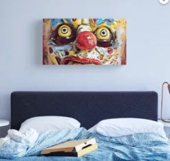 The Horror Dome Decorations Clownin Around Canvas Print