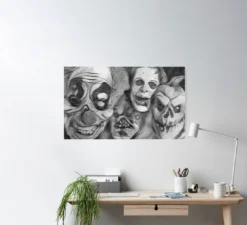 The Horror Dome Decorations Clownin Around Poster