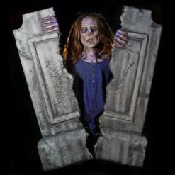 Distortions "Cracking Crypt Zombie" Static Graveyard Halloween Prop Props