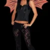 Morris "Demonette - Red W/Veins" Halloween Costume Wings Accessories