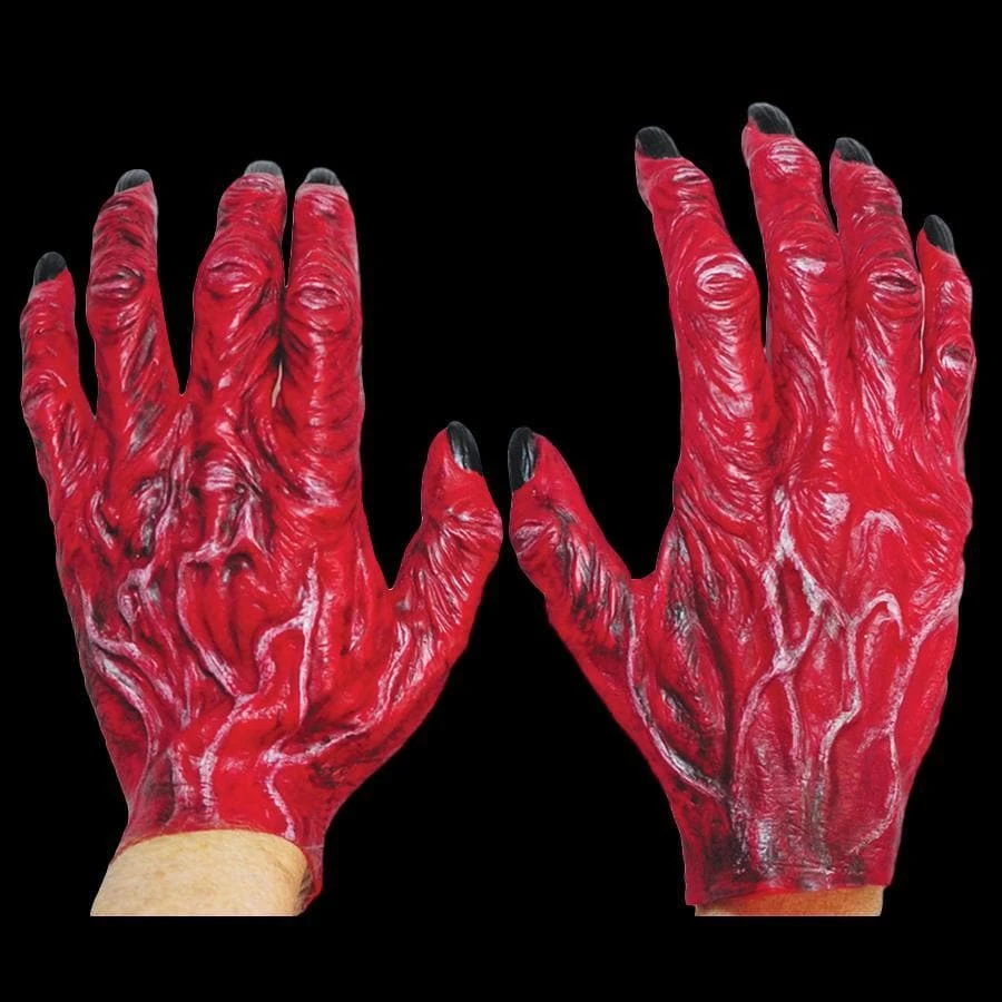Morris Hands & Feet "Devil Hands" Halloween Costume Accessory 3 Morris Hands & Feet "Devil Hands" Halloween Costume Accessory