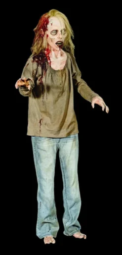 Distortions "DieAnn" Electric Animated Zombie Halloween Prop Props