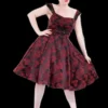 The Horror Dome "Gothic Ghoul Dress In Red" HD Hollywood Costume