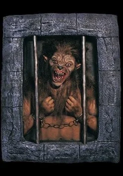 Morris "Gothic Werewolf Wall-Breaker" 3D Hanging Halloween Decoration Decorations