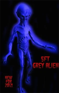 The Horror Dome "Grey Alien" Movie-Quality Professional Prop Props