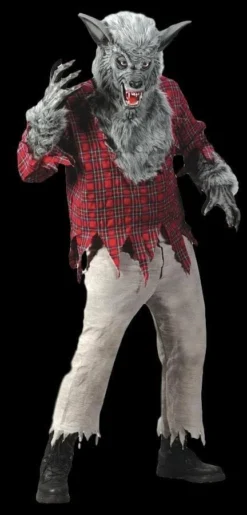 Morris Costumes "Grey Werewolf" Costume (Adult Size)