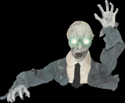 Morris "Groundbreaker Zombie W LED Eyes" Graveyard Halloween Prop Props