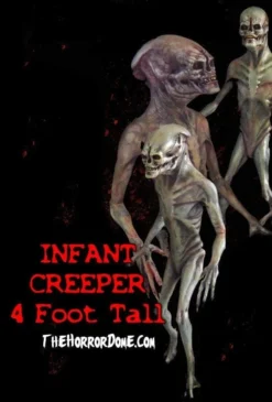 Midnight Studios "Infant Creeper" Professional Halloween Alien Prop - 4 Feet Tall Props