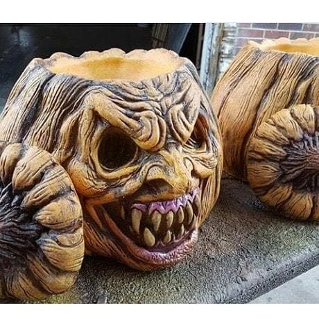 The Horror Dome "Jack O Lantern Candy Bowl" Halloween Decoration Props 5 The Horror Dome "Jack O Lantern Candy Bowl" Halloween Decoration Props