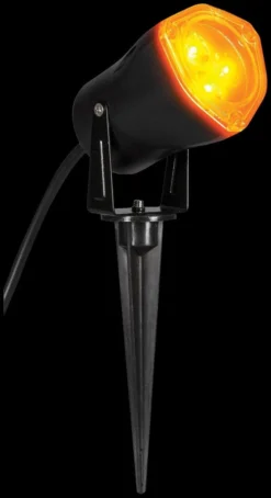 Morris "LED Outdoor Light - Orange" Haunted House Lighting Decorations