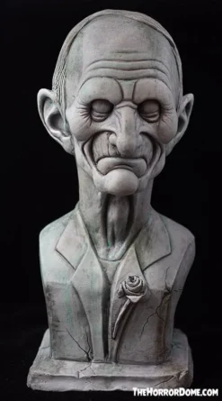 The Horror Dome Scary Props NEW For 2022 - "Master Macy Ghostly Manor Bust" HD Exclusive Halloween Decoration