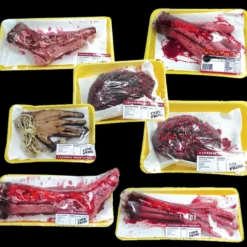 Morris Package Deals "Meat Market Body Parts" Gory Halloween Props - Package Deal