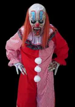 The Horror Dome Costumes "Movie Clown Suit In Red" Costume