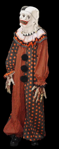The Horror Dome "Movie Clown Suit In Orange" Costume Costumes