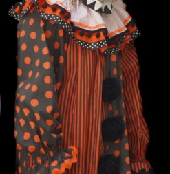 The Horror Dome "Movie Clown Suit In Orange" Costume Costumes