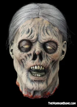 The Horror Dome Props "Mrs. Bates" Severed Head HD Studios Ultra Realistic Halloween Prop
