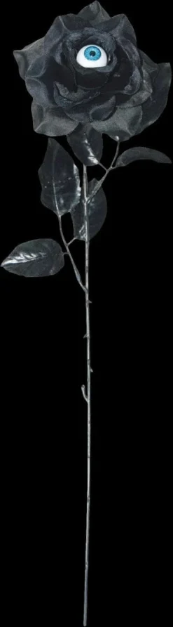 Morris "One Dozen Black Roses With Eyes" Halloween Accessory Prop Accessories