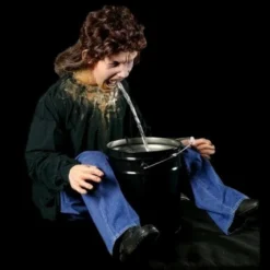 Morris "Puke The Vomit Man" Electric Animated Halloween Prop Props