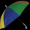 Morris Themed Costumes "Rainbow Clown Umbrella - 24 Inch" Halloween Costume Accessory