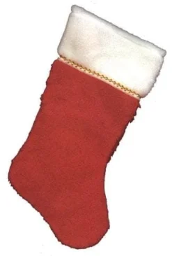 Morris "Red Plush Stocking" Christmas Decoration Christmas Decorations