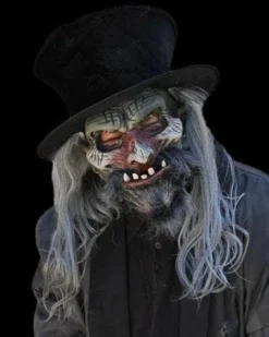 Zagone Scary Masks "Ring Master Dead" Moving Mouth Mask
