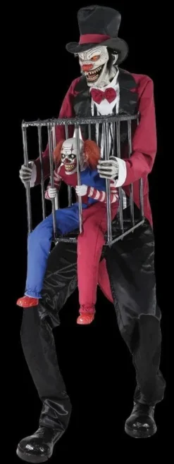 Morris "Rotten Ringmaster With Clown" Electric Animated Halloween Prop Props