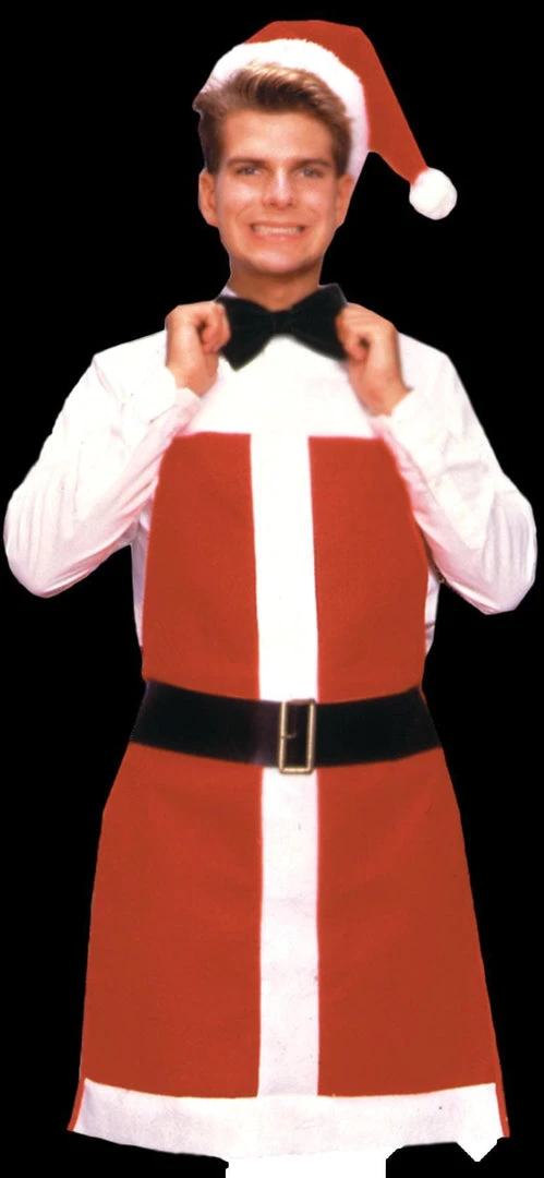 Morris Costume Types "Santa Clause Bartender Apron" Christmas Costume 3 Morris Costume Types "Santa Clause Bartender Apron" Christmas Costume