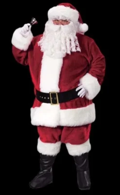 Morris "Santa Suit - Plush Crimson - Plus Size" Costume Costumes