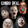 The Horror Dome "Severed Heads Halloween Props" - 5x Package Deal 2 The Horror Dome "Severed Heads Halloween Props" - 5x Package Deal