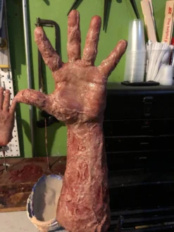 SpellBound FX And Art Props "Silicone Burned Male Arm" Body Part Halloween Prop