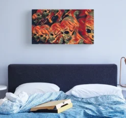 The Horror Dome Skull Canvas Print Decorations