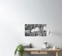 The Horror Dome Decorations Skull Poster