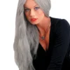Morris "Straight Grey Witch" Halloween Wig - 24" Accessories
