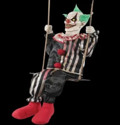 Morris Props "Swinging Chuckles Clown" Electric Animated Halloween Prop