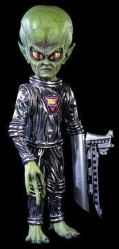 Distortions "UFO Combat Saucerman" Professional Alien Halloween Animatronic