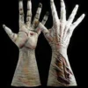 The Horror Dome "Ultimate Movie Quality Flesh Zombie Hands" Halloween Costume Gloves Hands & Feet
