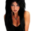 Morris Accessories "Vampiress - Black" Halloween Wig 1 Morris Accessories "Vampiress - Black" Halloween Wig